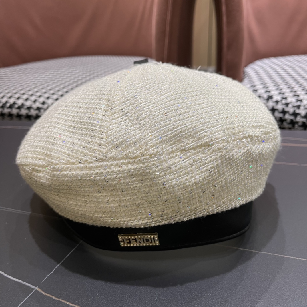 NO:207322,FEN DI Fendi Fairy Beret women's autumn and winter versatile and adjustable, must-have hats, straw hats, fisherman's hats, baseball hats, hats, fendi, fendi, espadrilles, hats19860909FEN DI芬迪仙女贝雷帽女秋冬百搭可调节,出街必备帽子草帽渔夫帽棒球帽,帽子,fendi,fendi,espadrilles,hats,hat
