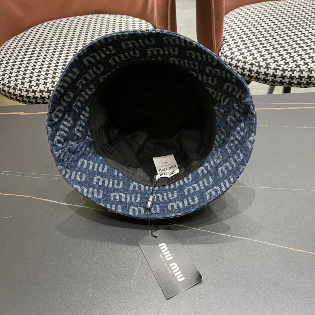  谬谬新款牛仔渔夫帽大牌简约尚时风，尊享品质感！