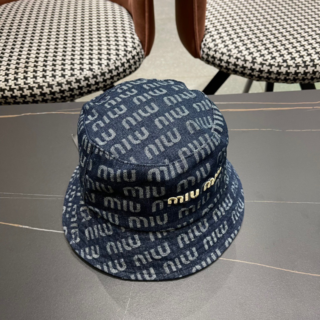  谬谬新款牛仔渔夫帽大牌简约尚时风，尊享品质感！