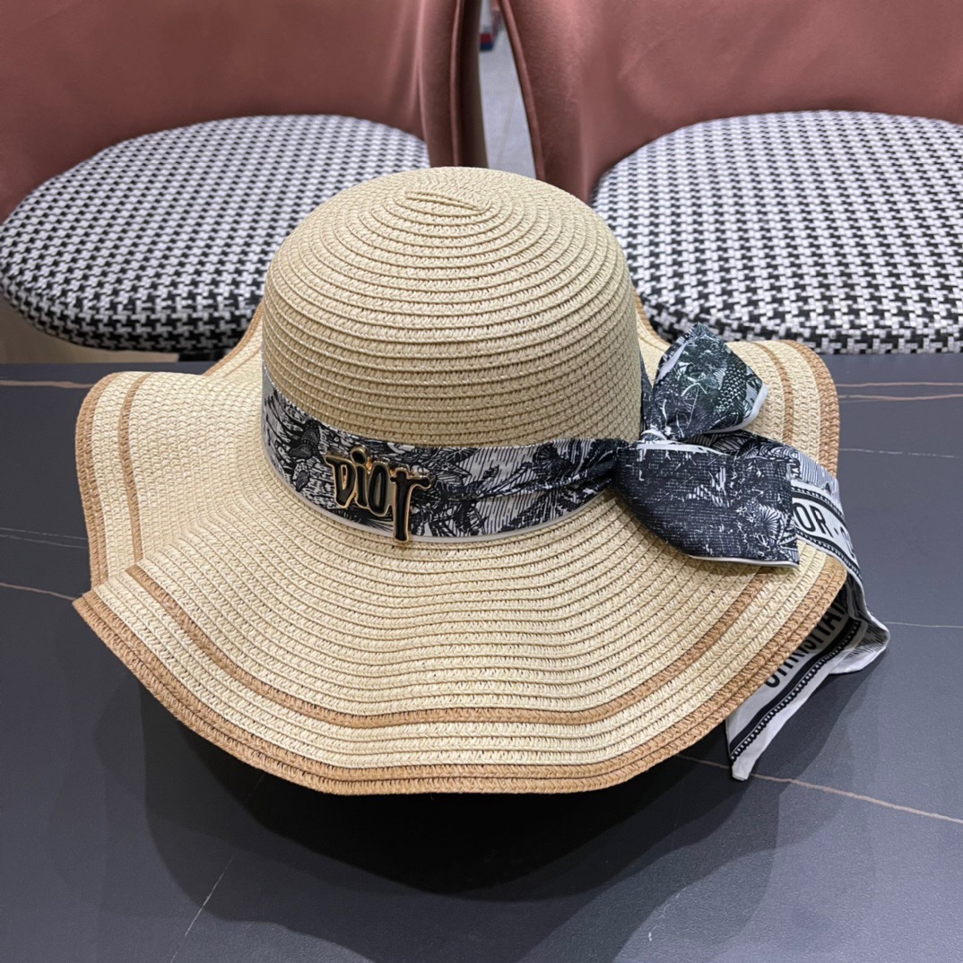 NO:230518,【DIOR】New big brim straw hat, a must-have for vacation and leisure, an elegant and generous hat, straw hat, fisherman's hat, baseball hat, hat, dior, dior, espadrilles, hats19860909【DIOR迪奥】新款大帽沿草帽,度假休闲必备,优雅大方的一款帽子草帽渔夫帽棒球帽,帽子,dior,dior,espadrilles,hats,hat