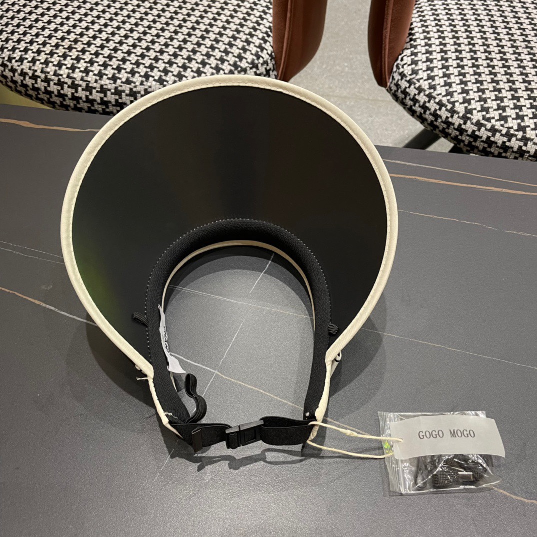 💛【CHANEL香奈儿】夏季新款遮阳帽空顶帽，大牌出货，好搭！出街必备