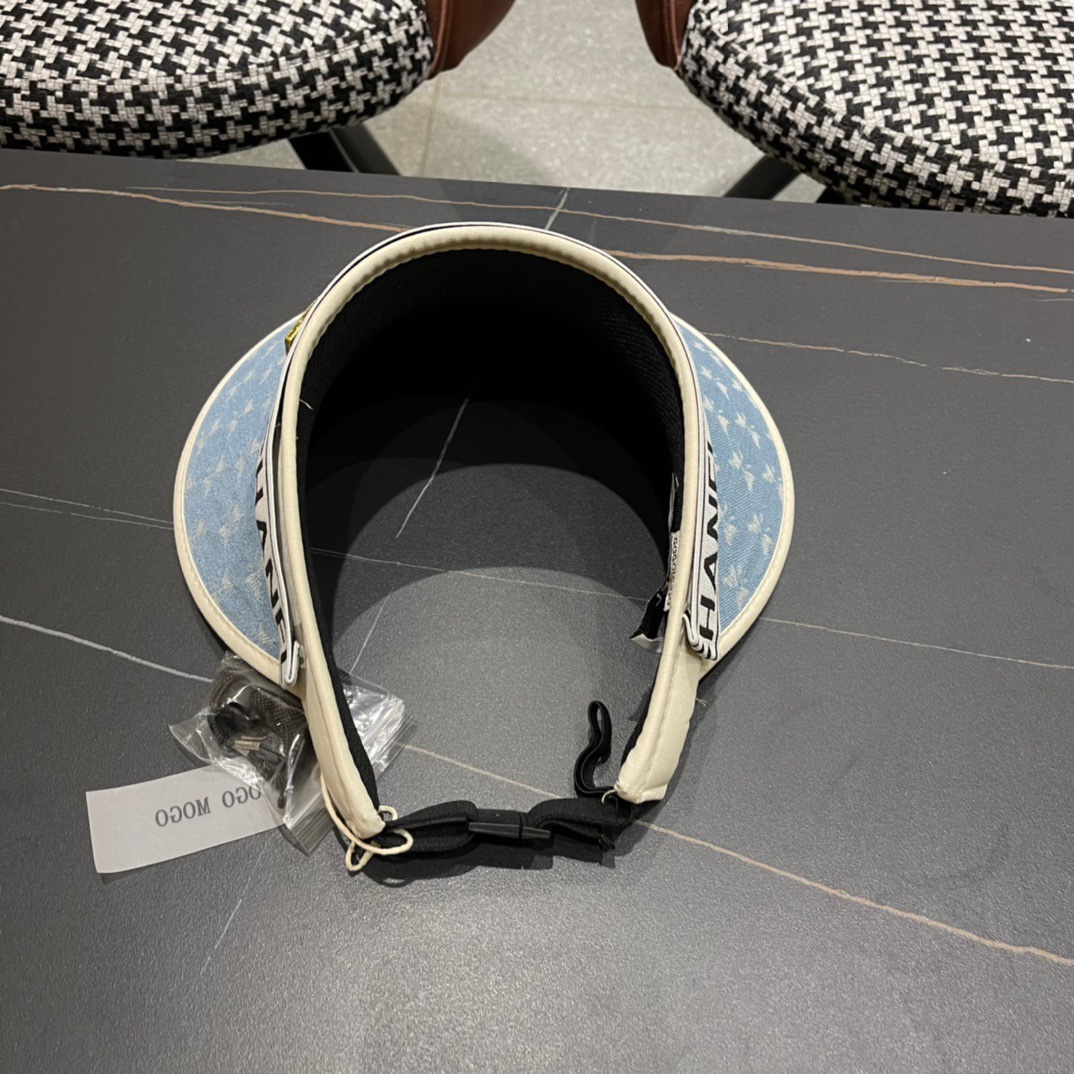 💛【CHANEL香奈儿】夏季新款遮阳帽空顶帽，大牌出货，好搭！出街必备