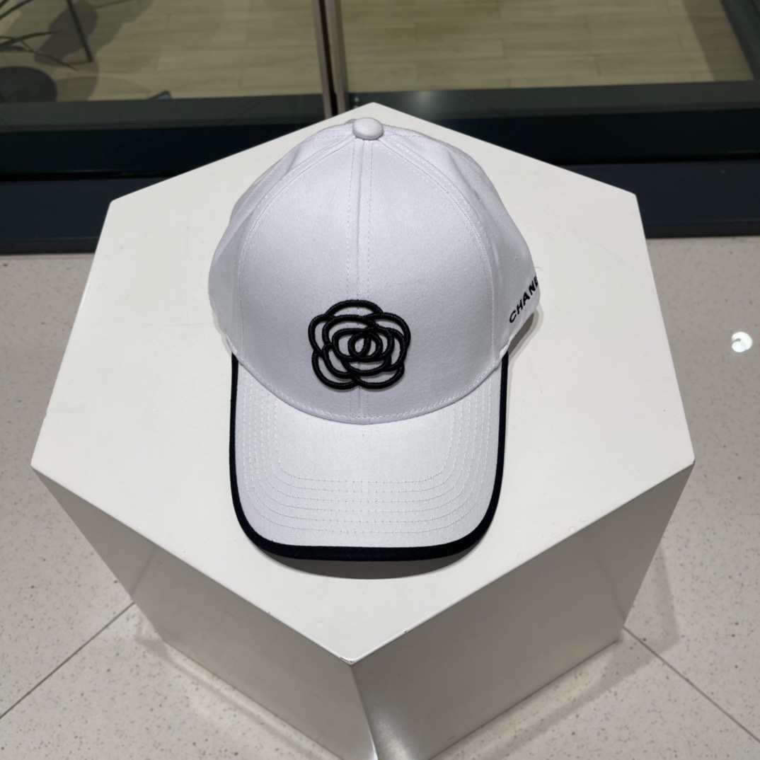 Nueva gorra de béisbol de Chanel, estilo verano con visera, diseño único de malla, color liso, circunferencia de cabeza…