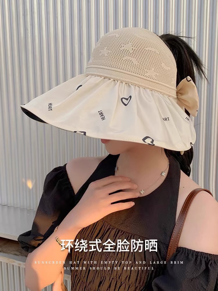 【Chanel】Sombrero de pescador de ala ancha sin copa para el sol, edición verano 2024 🌈 ¡Estilo romántico de playa! ¡Muy…