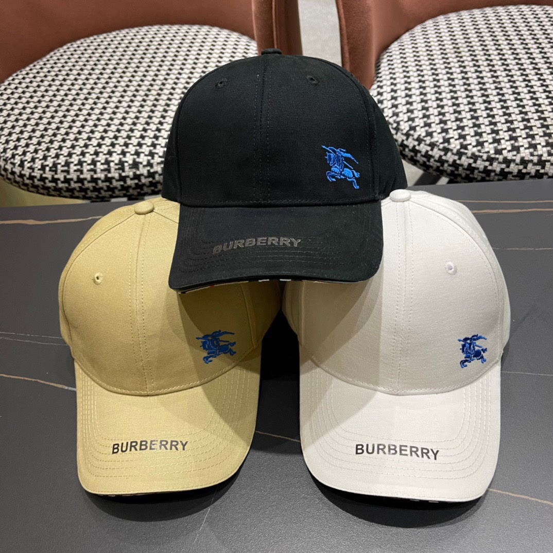 BURBERRY clásico nuevo gorra de béisbol oficial de la red, estilo simple y moderno, unisex! Alta calidad, dis…