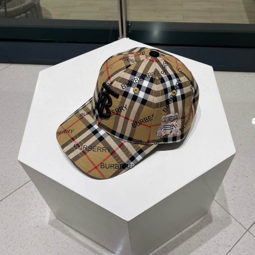 🧢Burberry（巴宝莉）新款原单棒球帽  专柜热卖款纯棉内里，完美版型，原厂品质，独家实物拍摄，男女