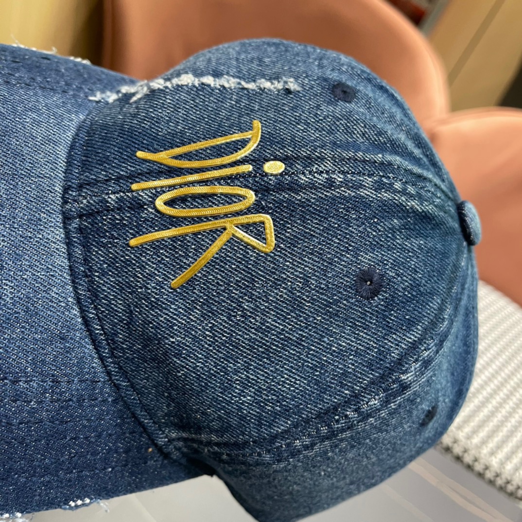 【DIOR迪奥】新款走量简约牛仔棒球帽🧢，新款出货，大牌款超好搭配，赶紧入手！