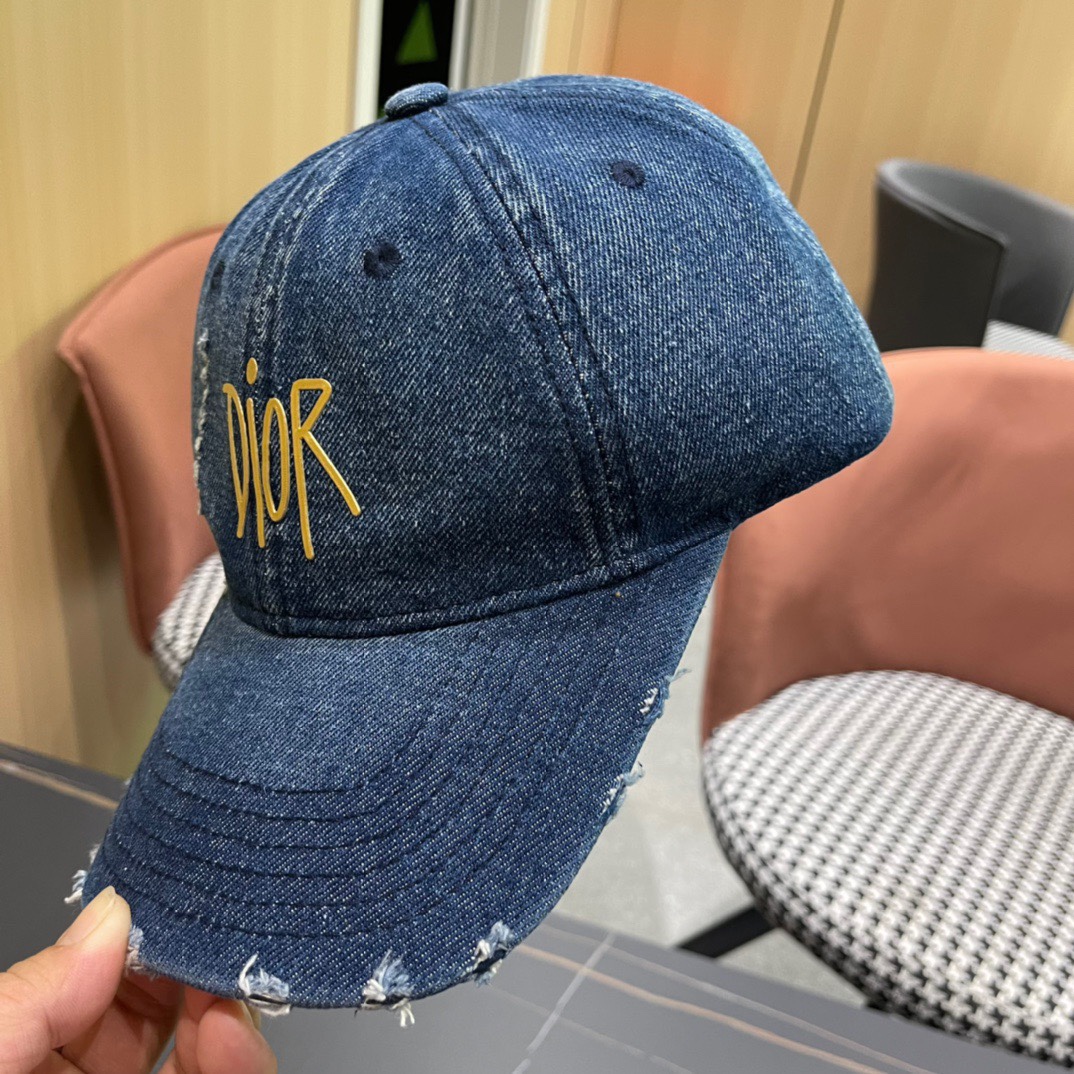 【DIOR迪奥】新款走量简约牛仔棒球帽🧢，新款出货，大牌款超好搭配，赶紧入手！