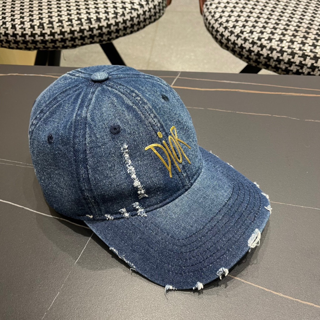 【DIOR迪奥】新款走量简约牛仔棒球帽🧢，新款出货，大牌款超好搭配，赶紧入手！