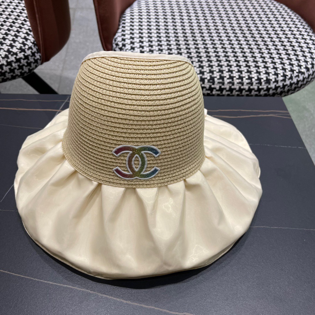 NO:221255,[Chanel Chanel] Summer style large-brimmed and empty-top sunshade fisherman hat, romantic beach style!  Hat fisherman hat baseball hat knit hat, hat, chanel, chanel, espadrilles, hats19860909【Chanel香奈儿】夏款大檐空顶遮阳渔夫帽 浪漫沙滩款！帽子渔夫帽棒球帽针织帽,帽子,chanel,chanel,espadrilles,hats,hat