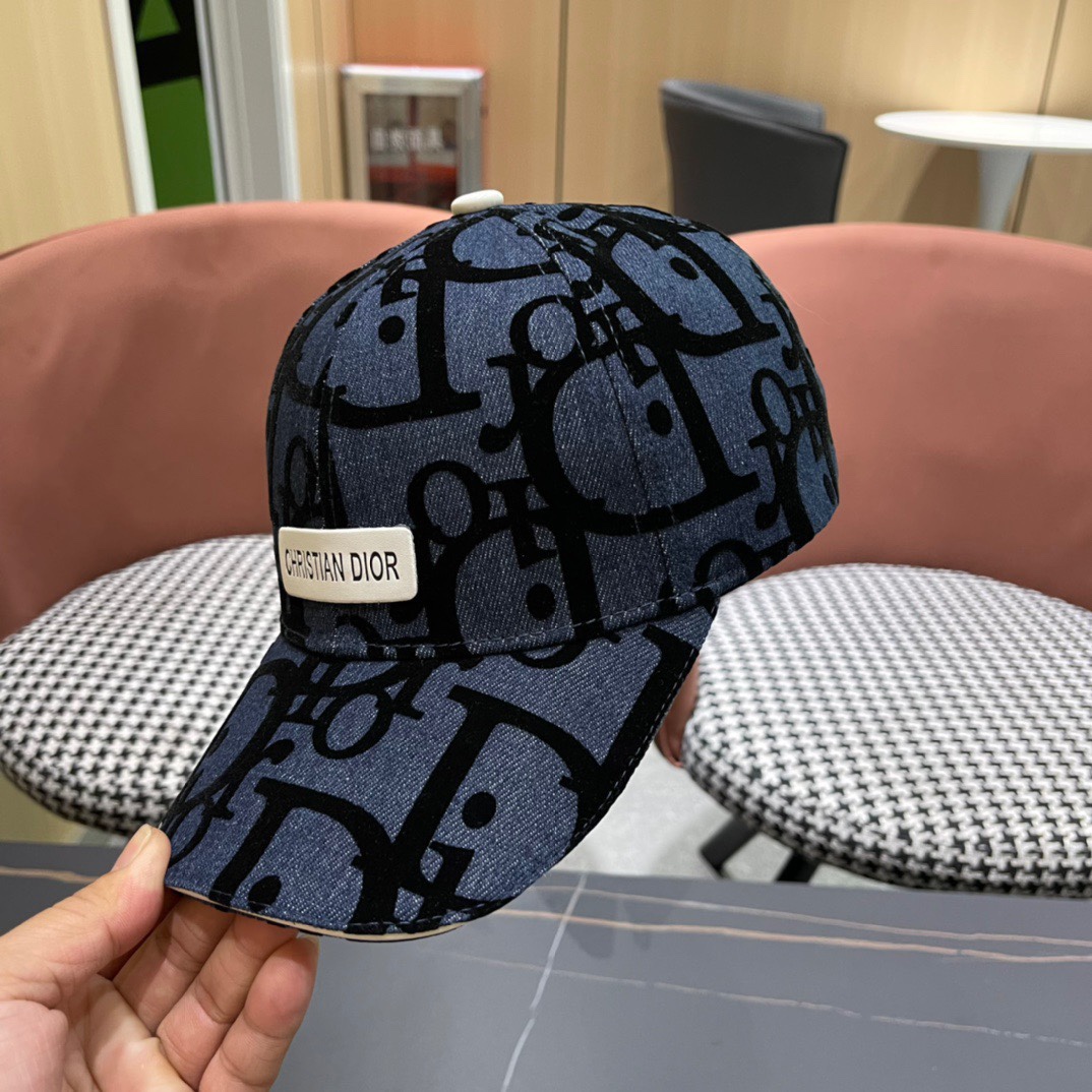 Dior迪奥2024新‮棒款‬球帽，鸭舌帽，原‮品单‬质，跑‮多量‬色