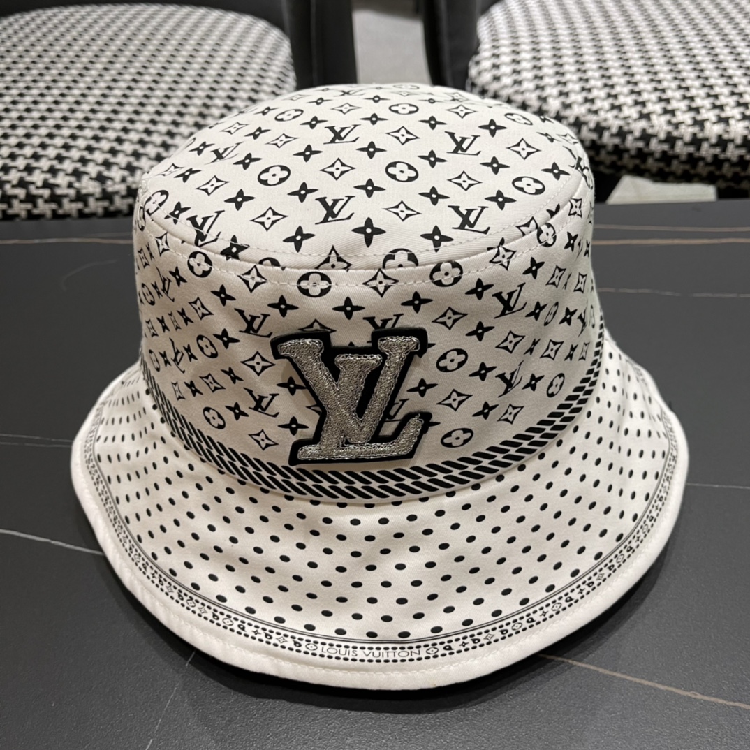 LV Louis Vuitton sombrero de pescador de otoño temprano 2024, forma perfecta, fotos exclusivas del producto real, adecu…