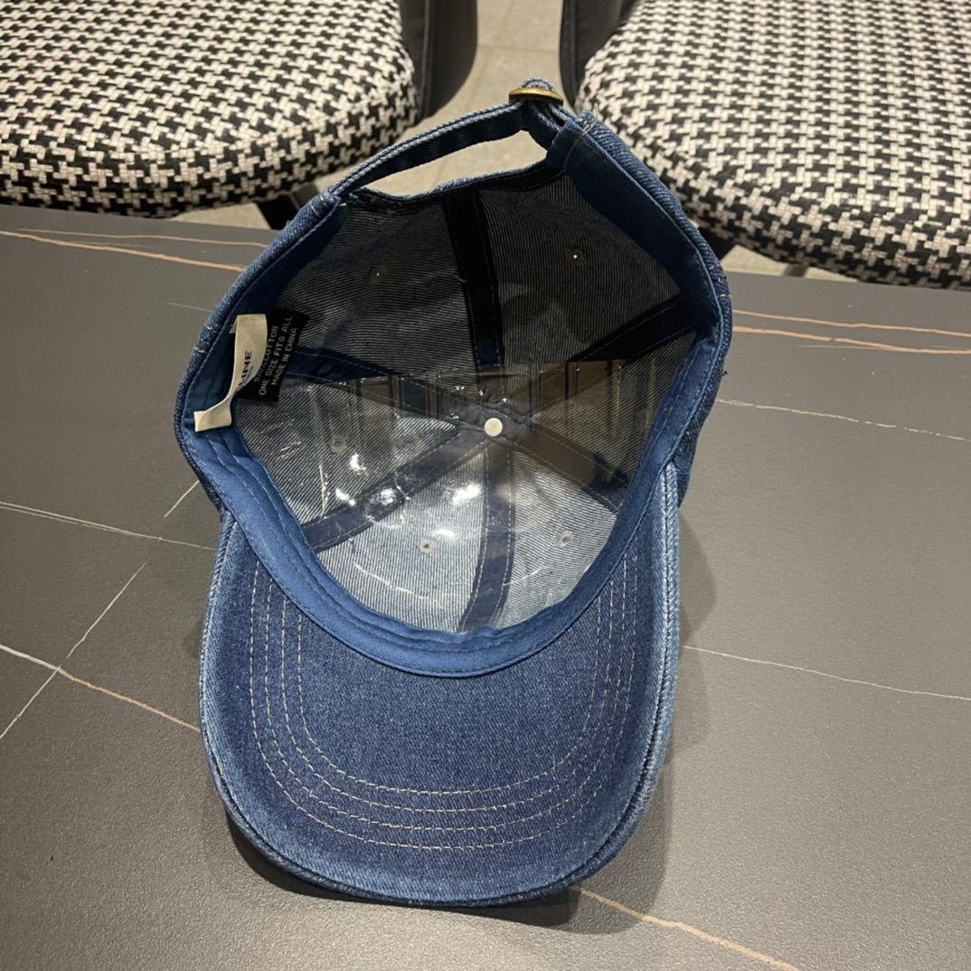 【CELINE赛琳】2024春夏新款爆款牛仔棒球帽🧢，大牌款超好搭配，赶紧入手！