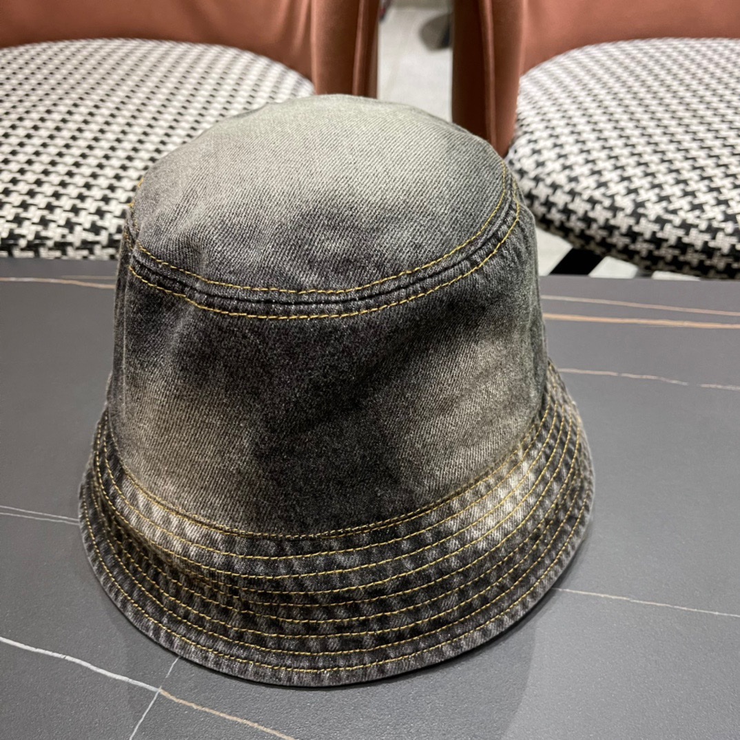 P126 CLASSIC PRADA COWBOY CAPS, WATER-WASHING GRADIENTS, STREET SIGNS - 图片 5