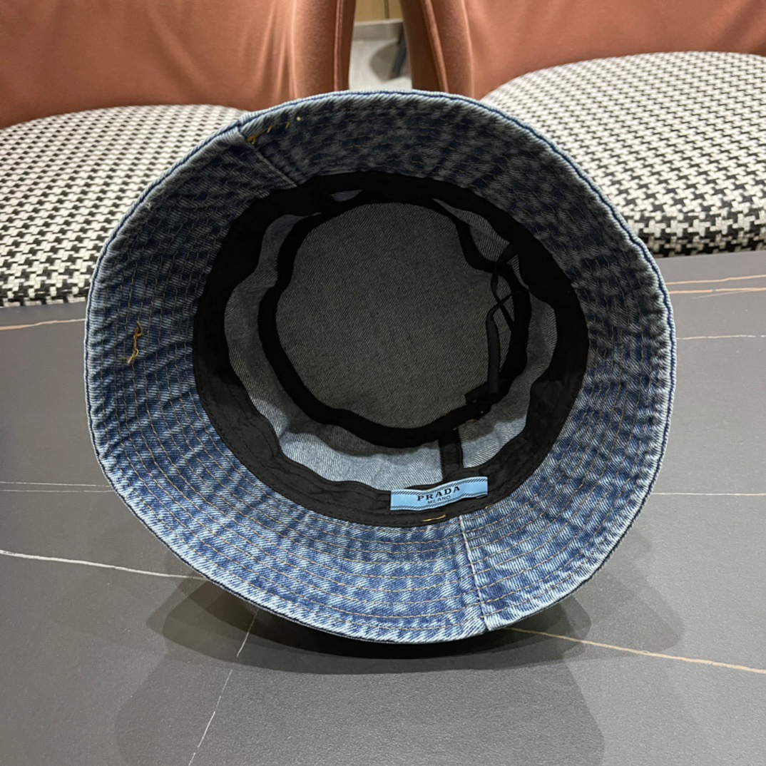 P126 CLASSIC PRADA COWBOY CAPS, WATER-WASHING GRADIENTS, STREET SIGNS - 图片 9