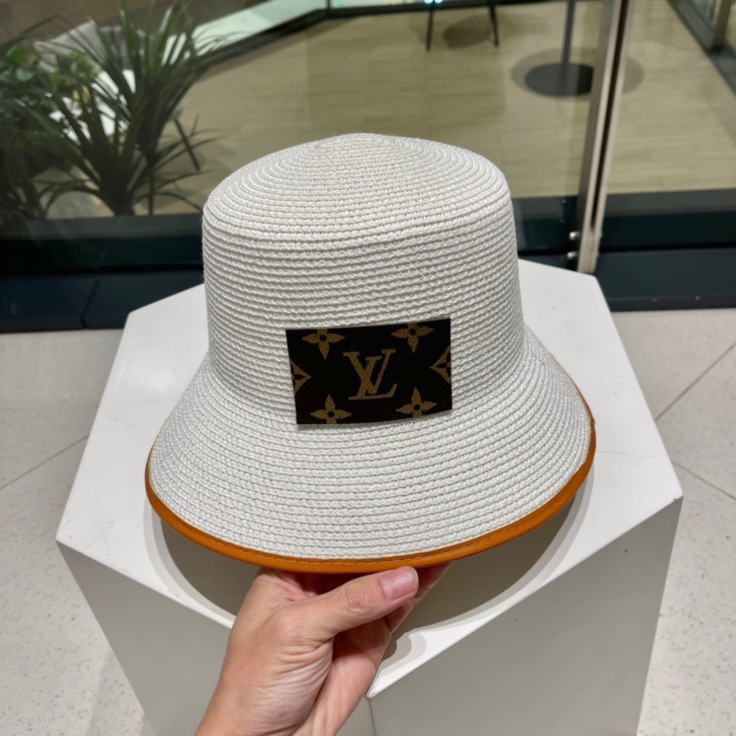  LV路易威登草帽名媛风，头围57cm