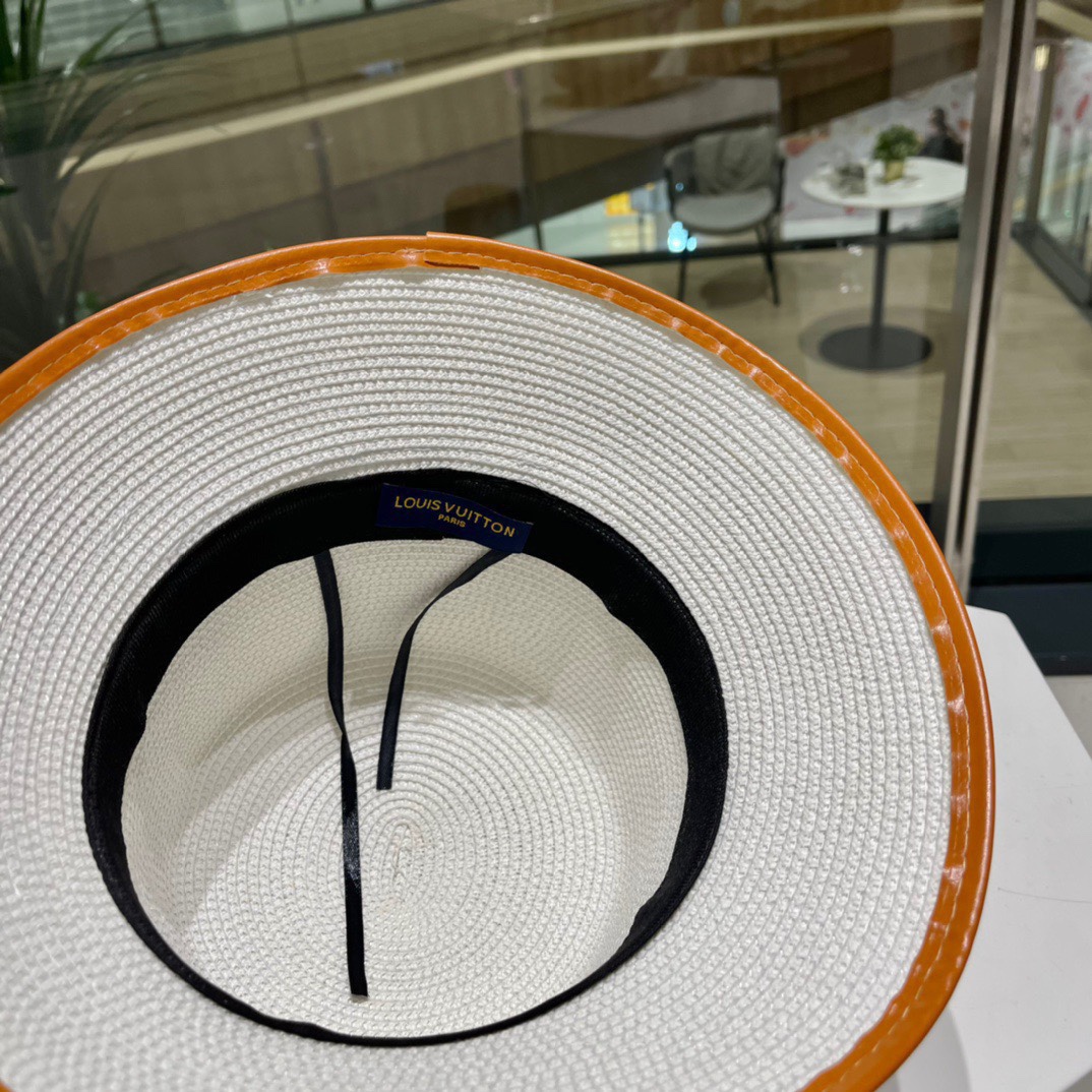  LV路易威登草帽名媛风，头围57cm
