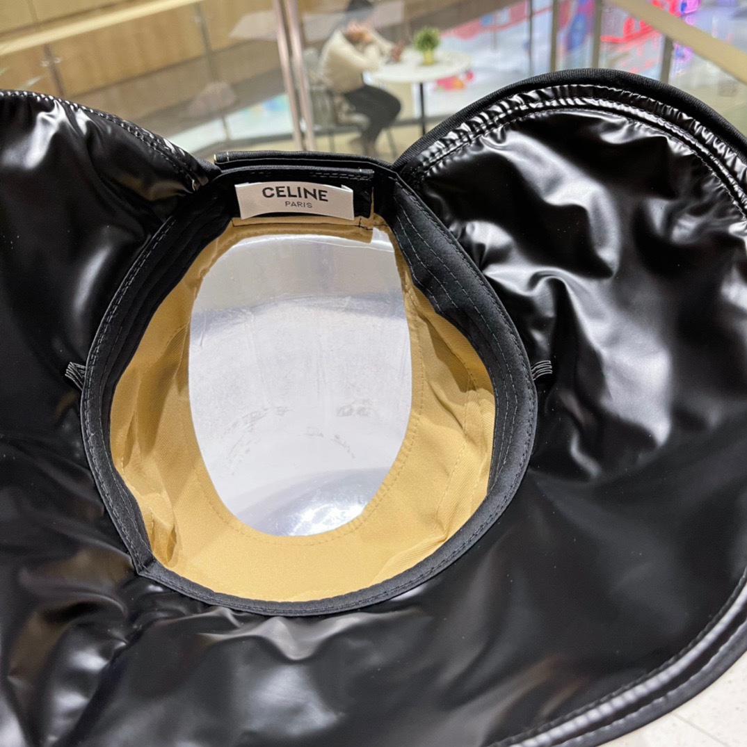 【CELINE赛琳】2022夏季新款空顶渔夫帽防晒出游户外颗折叠子遮阳帽女百搭太阳帽