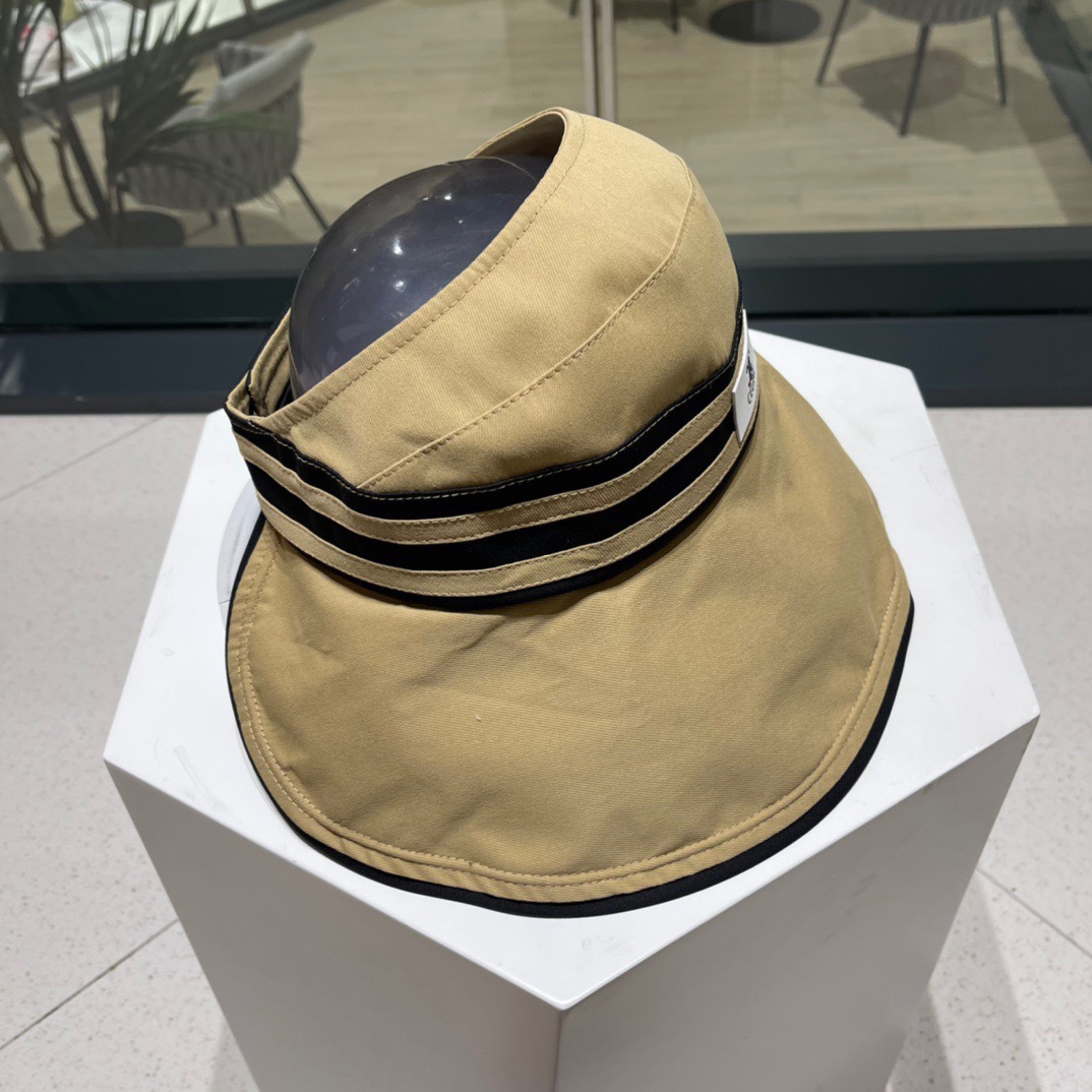 【CELINE赛琳】2022夏季新款空顶渔夫帽防晒出游户外颗折叠子遮阳帽女百搭太阳帽