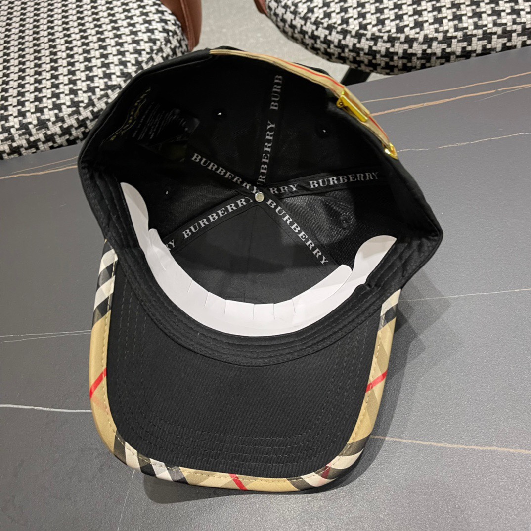 【巴宝莉burberry】🌸2024官网同步上线🎊 韩版新款英伦风定制款11原单品质 男女通用棒球帽 提
