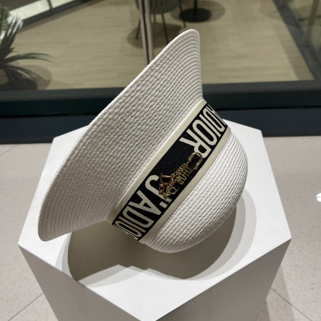  Dior迪奥草帽，夏季新款太阳帽，草帽，高级定制，头围57cm