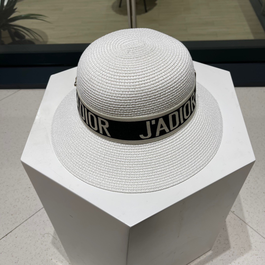  Dior迪奥草帽，夏季新款太阳帽，草帽，高级定制，头围57cm