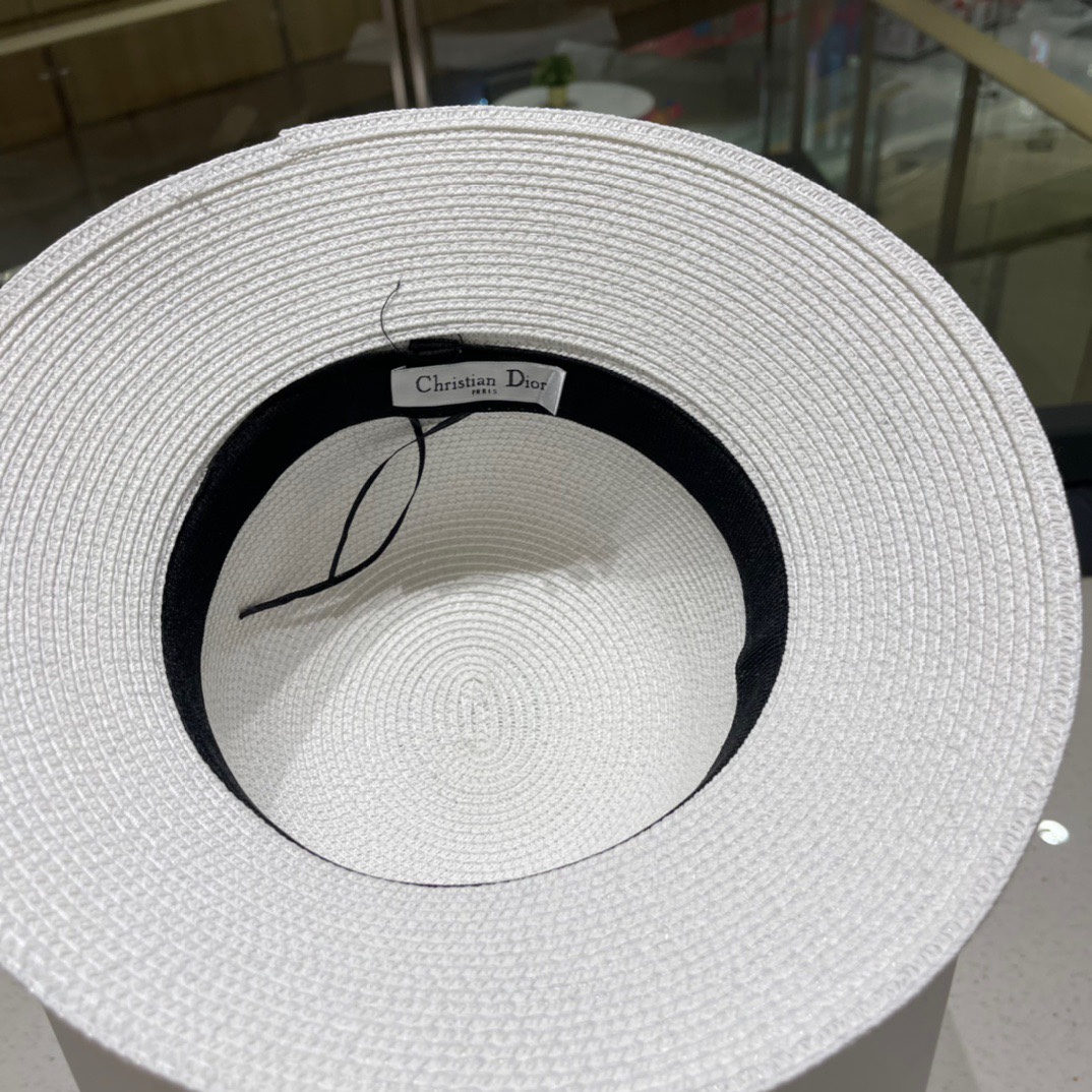  Dior迪奥草帽，夏季新款太阳帽，草帽，高级定制，头围57cm