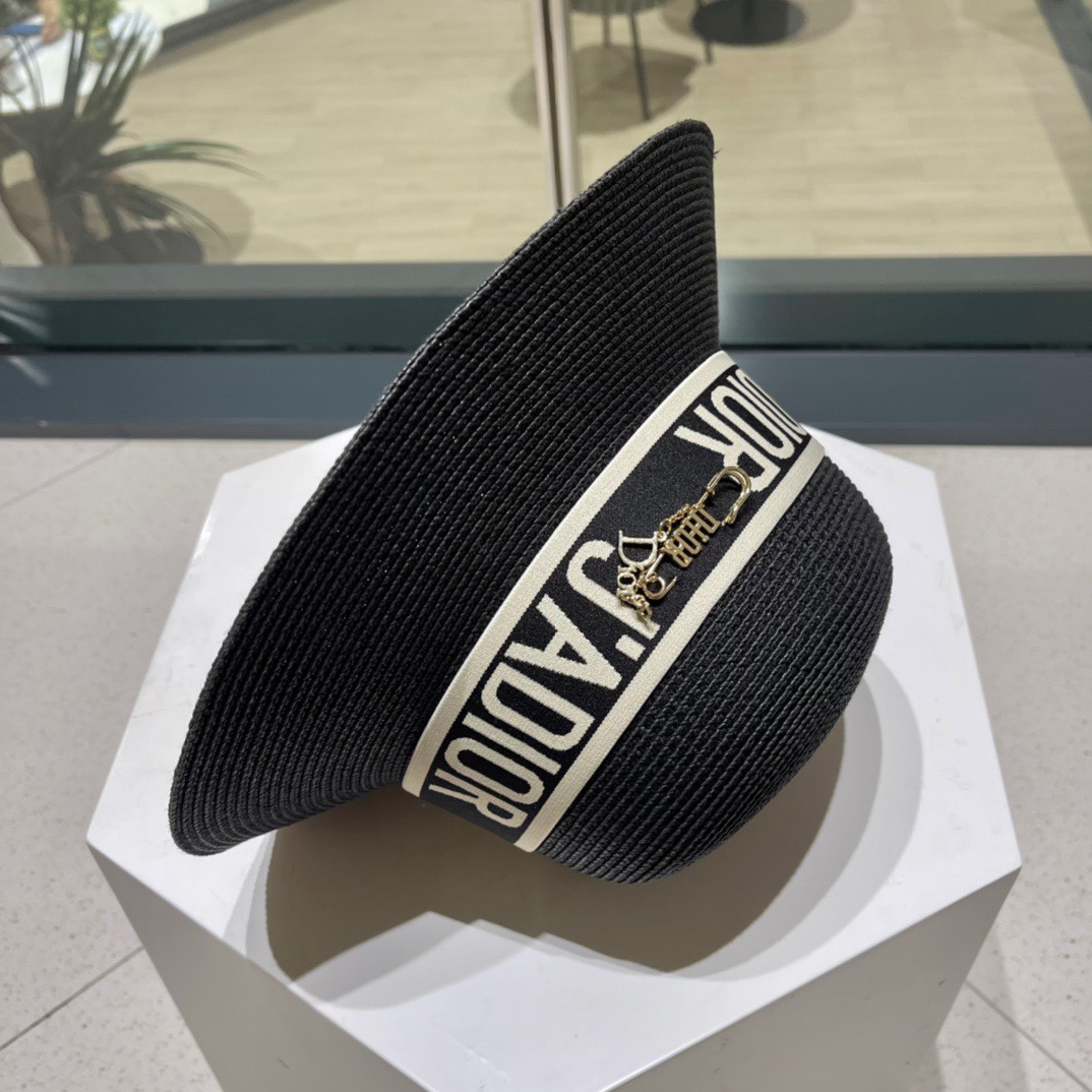  Dior迪奥草帽，夏季新款太阳帽，草帽，高级定制，头围57cm