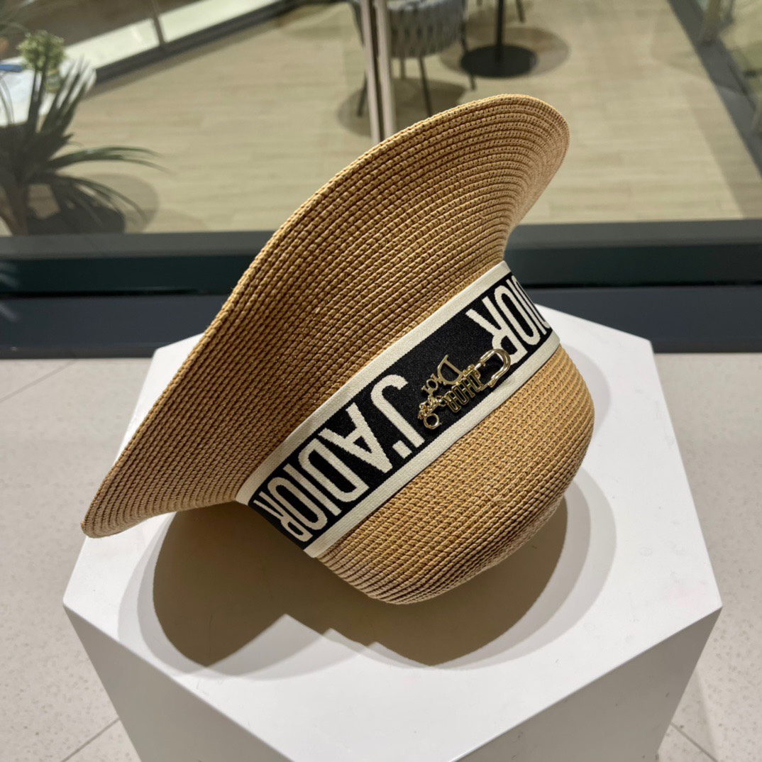  Dior迪奥草帽，夏季新款太阳帽，草帽，高级定制，头围57cm