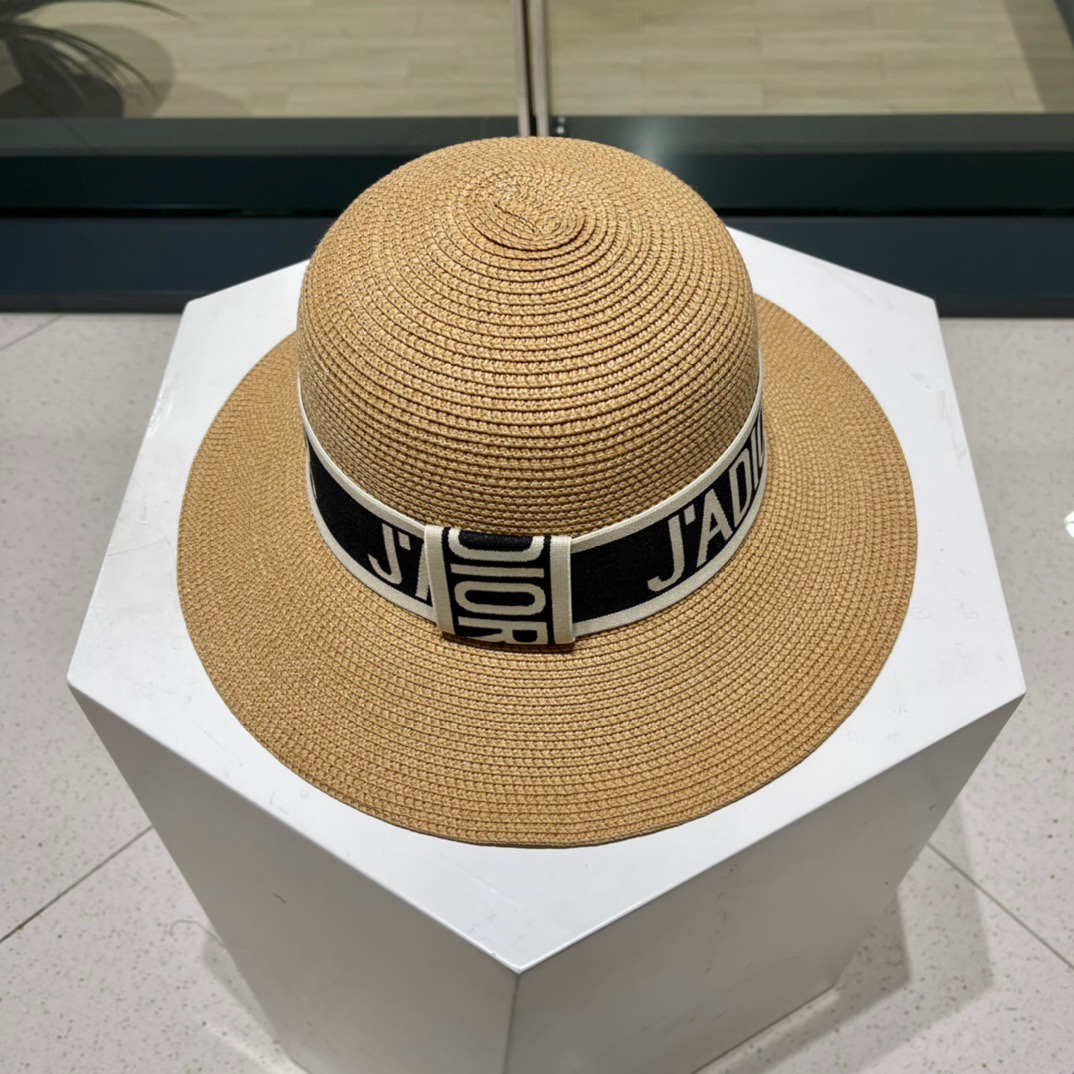  Dior迪奥草帽，夏季新款太阳帽，草帽，高级定制，头围57cm