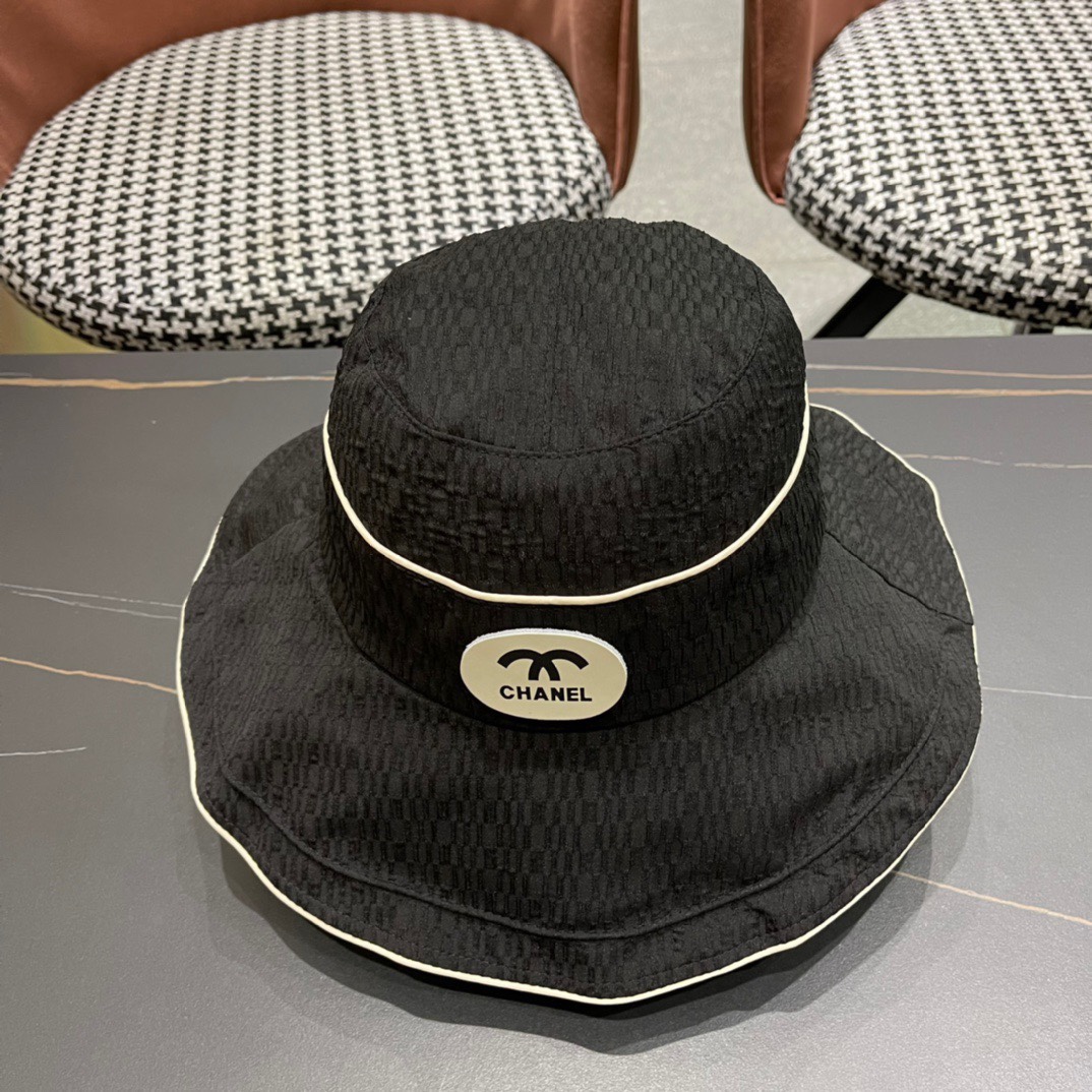  CHANEL香奈儿】2024新款渔夫帽，遮阳又超好搭配，出街单品