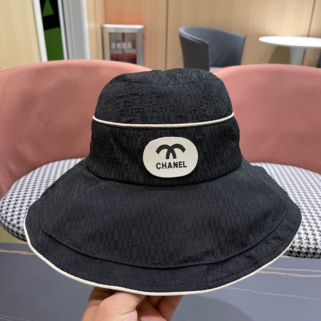  CHANEL香奈儿】2024新款渔夫帽，遮阳又超好搭配，出街单品