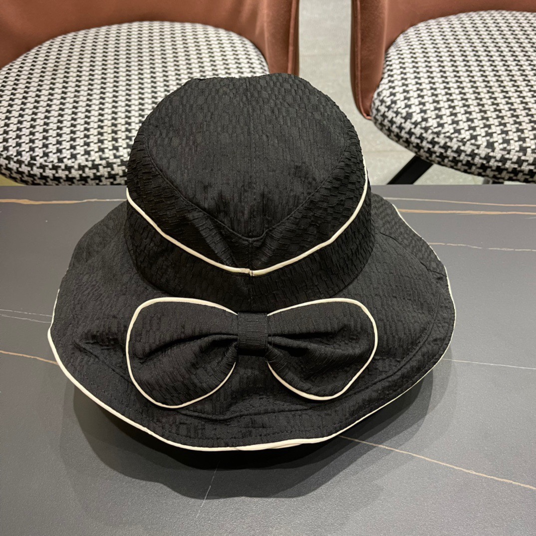  CHANEL香奈儿】2024新款渔夫帽，遮阳又超好搭配，出街单品