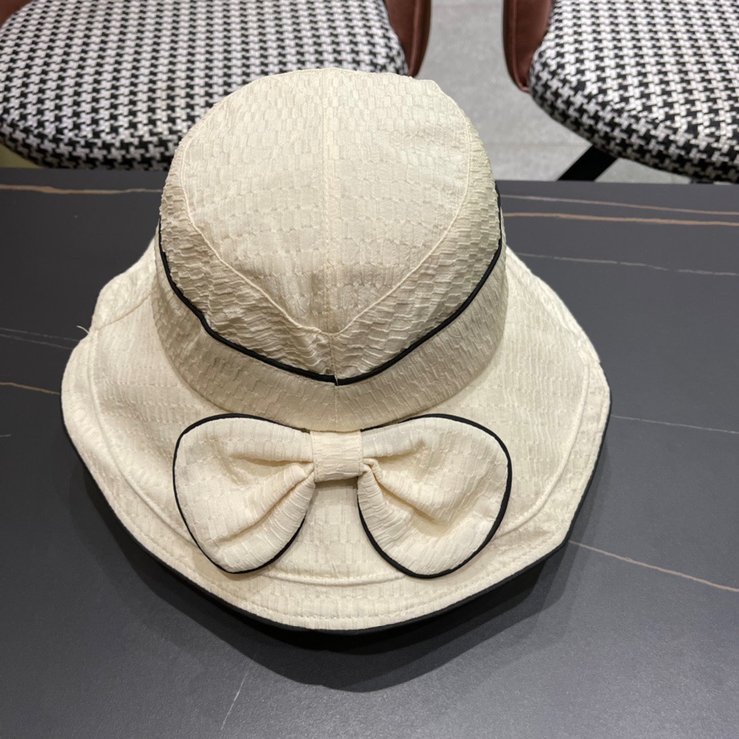  CHANEL香奈儿】2024新款渔夫帽，遮阳又超好搭配，出街单品