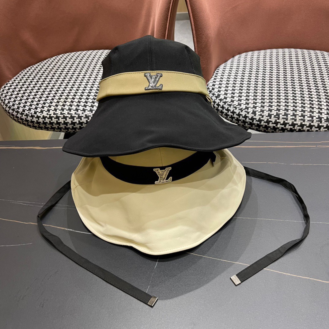 Sombrero de pescador LV 2024 nuevo Louis Vuitton🧢 ¡Envíos calientes, artículo versátil🥰combina bien con cualquier cos…