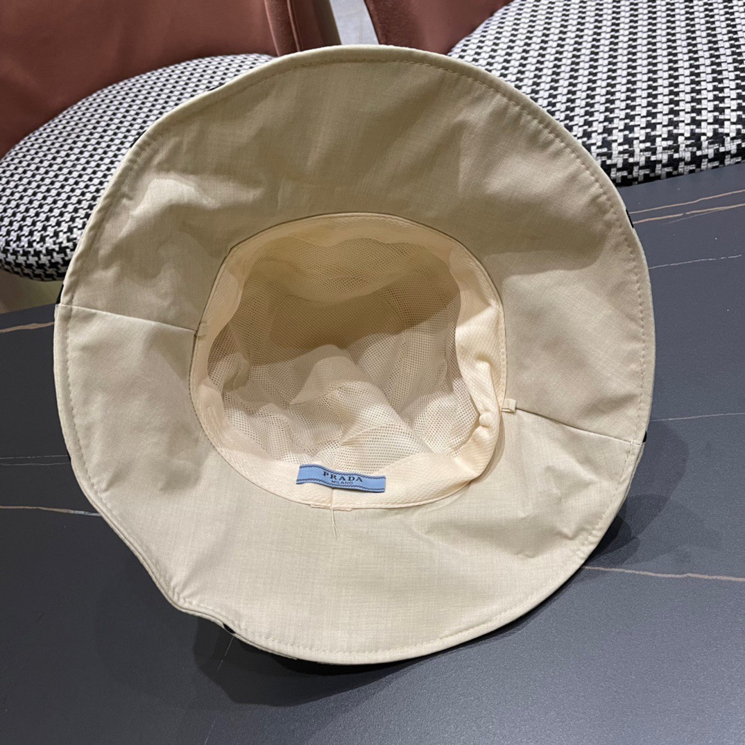 【普拉达】PRADA2024新款渔夫帽，新款上架，超好搭配，赶紧入手吧