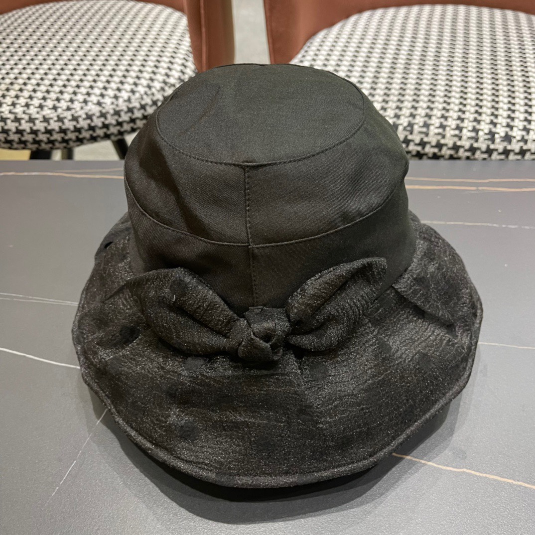 【普拉达】PRADA2024新款渔夫帽，新款上架，超好搭配，赶紧入手吧