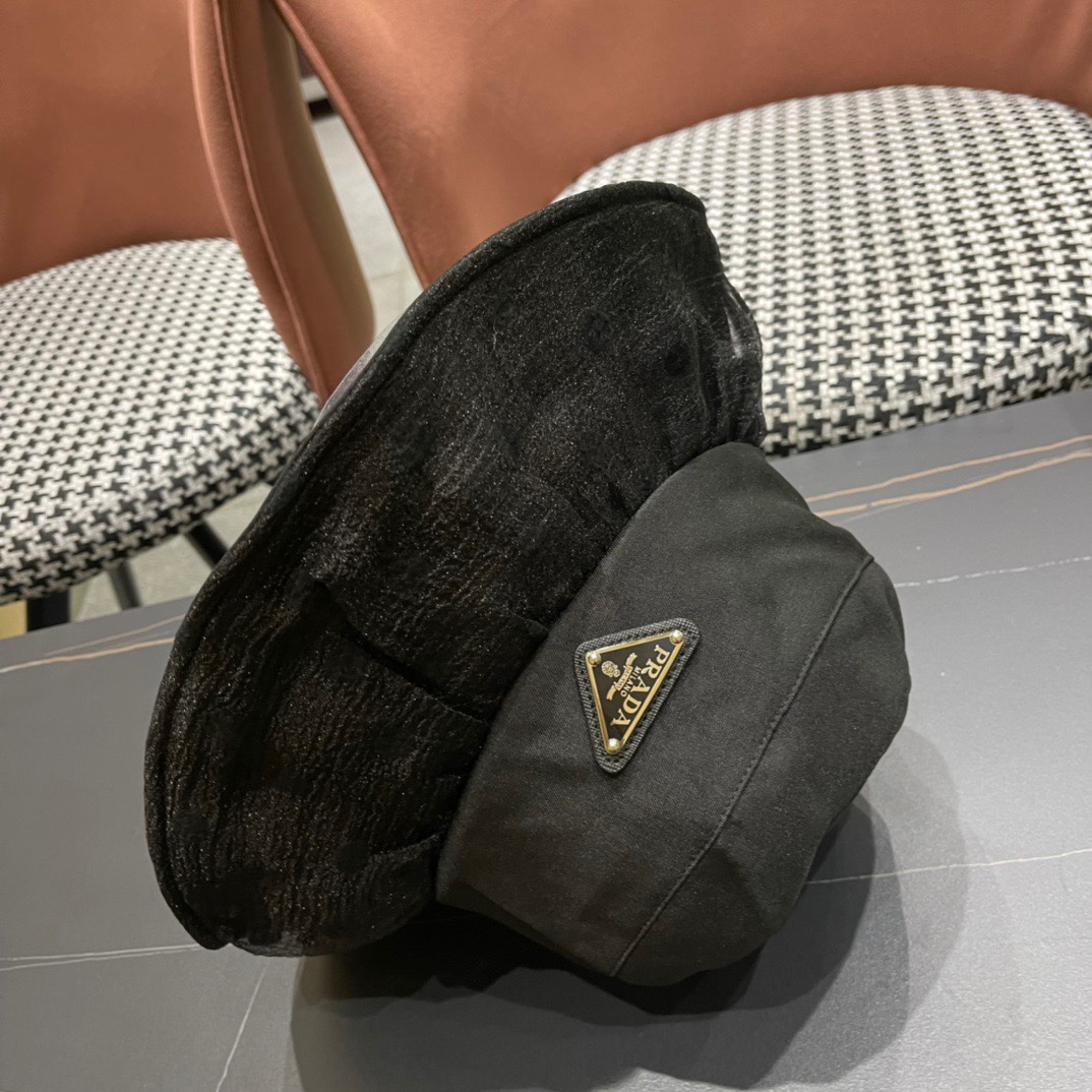 【普拉达】PRADA2024新款渔夫帽，新款上架，超好搭配，赶紧入手吧