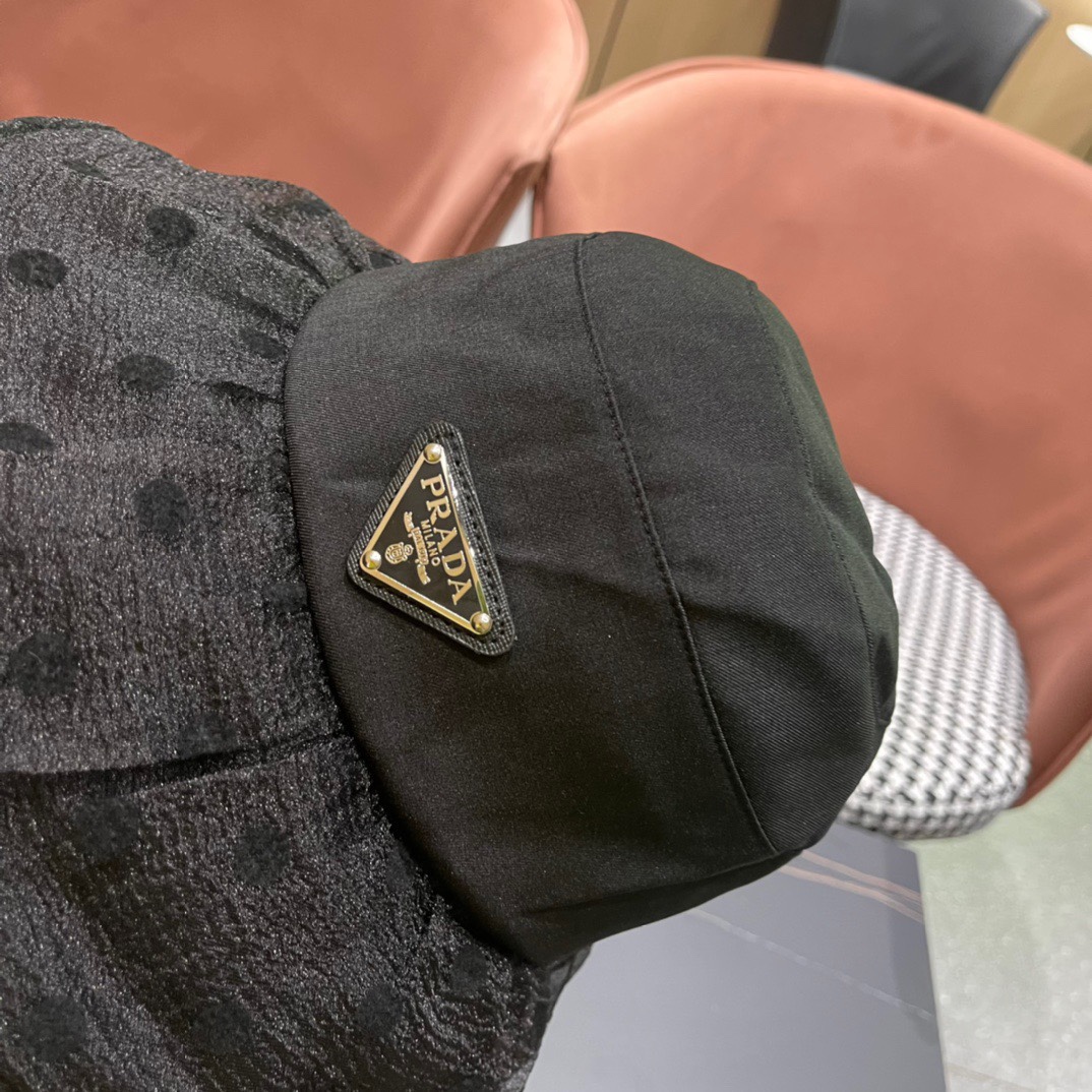 【普拉达】PRADA2024新款渔夫帽，新款上架，超好搭配，赶紧入手吧