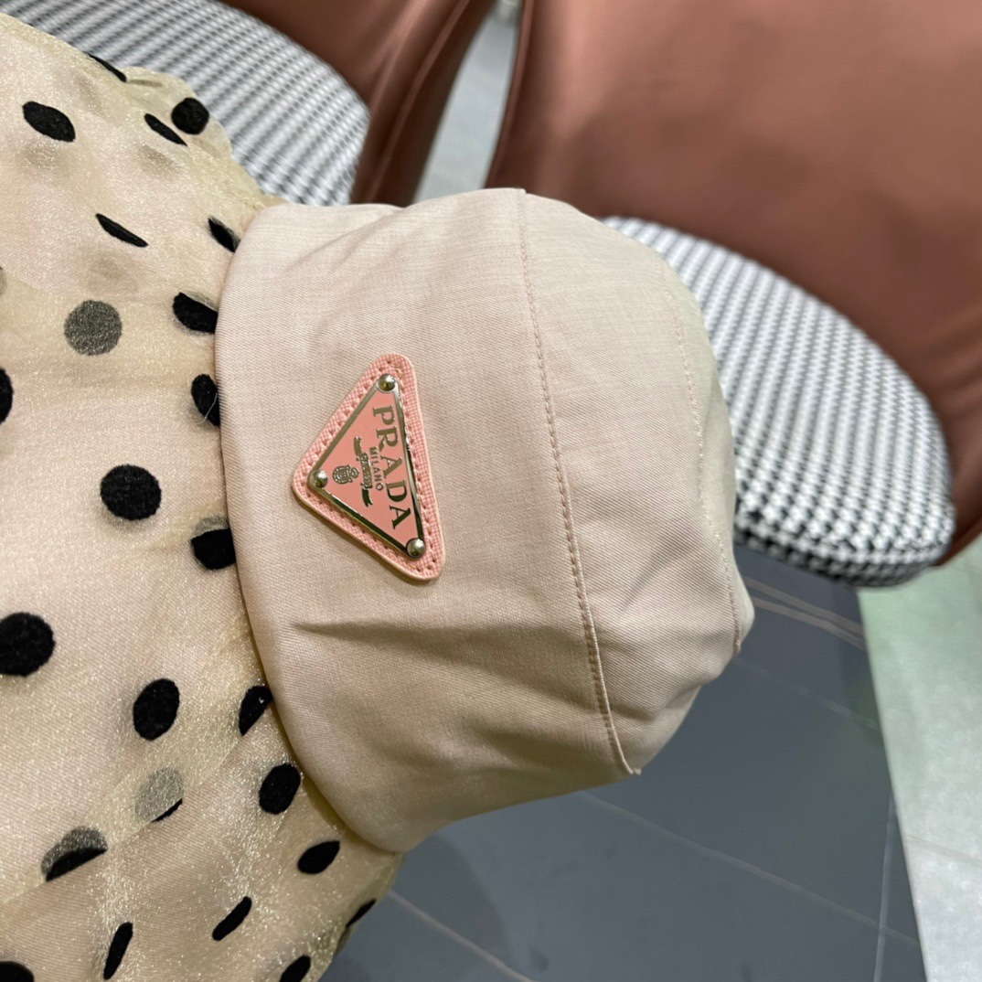 【普拉达】PRADA2024新款渔夫帽，新款上架，超好搭配，赶紧入手吧
