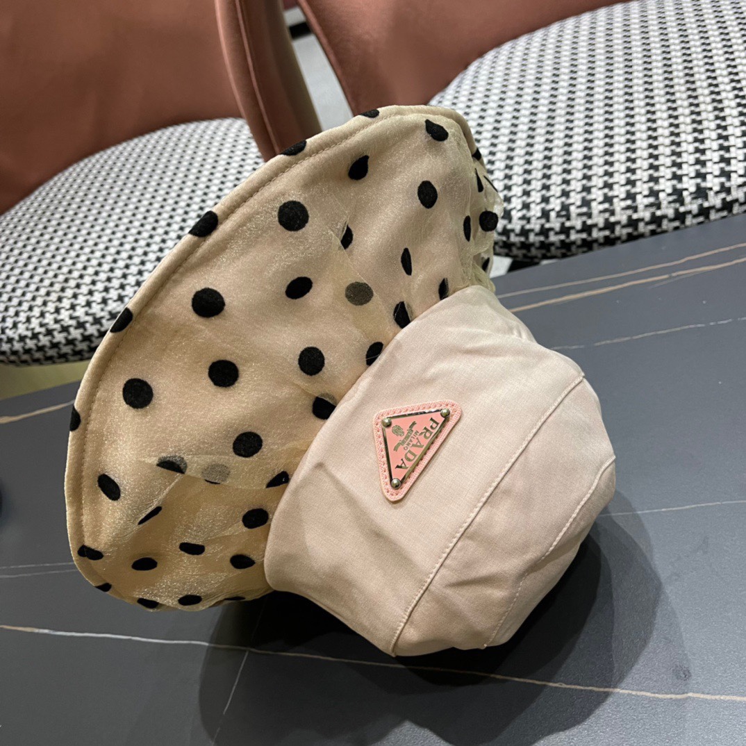 【普拉达】PRADA2024新款渔夫帽，新款上架，超好搭配，赶紧入手吧
