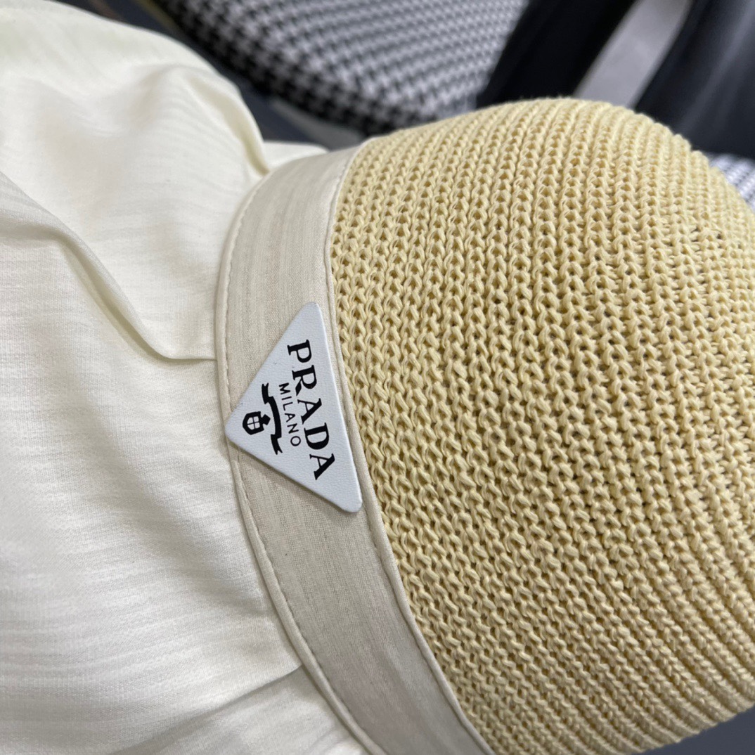 【PRADA普拉达】最新大桶遮阳渔夫帽，日常款超好搭配，出街单品