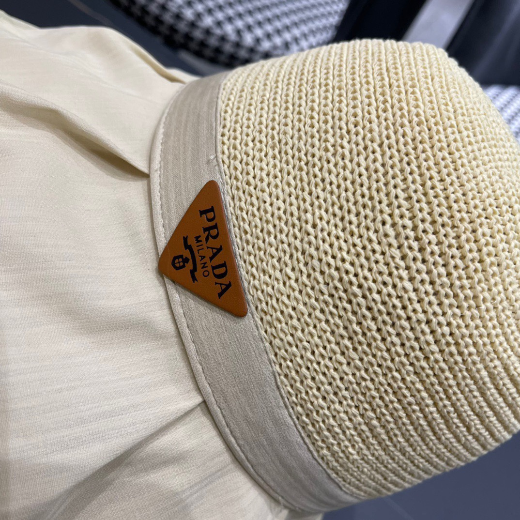 【PRADA普拉达】最新大桶遮阳渔夫帽，日常款超好搭配，出街单品