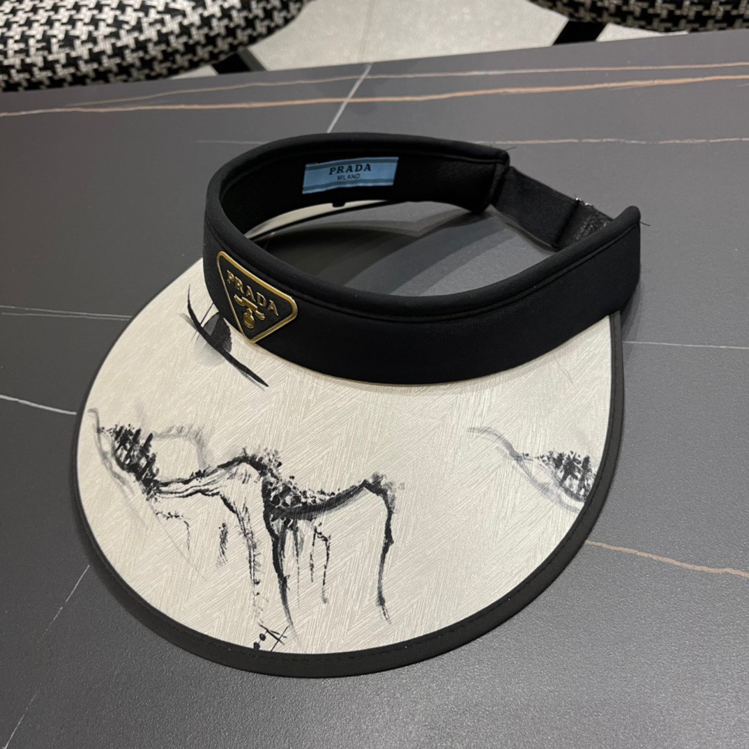 NO:221341,PRADA Prada sun protection hat women's new summer outdoor shopping sun protection drawing empty top hat hat fisherman hat baseball hat knit hat, hat, prada, prada, espadrilles, hats19860909PRADA普拉达 防晒帽子女款新款夏季户外逛街遮阳图画空顶帽帽子渔夫帽棒球帽针织帽,帽子,prada,prada,espadrilles,hats,hat
