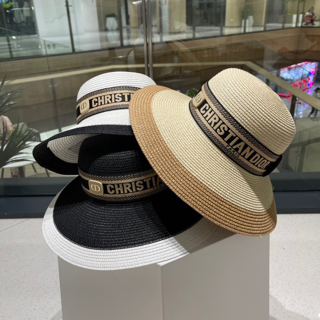 NO:211584,Dior new style straw hat, sun hat, sun hat, beach sun hat, color block hat, straw hat fisherman hat baseball hat, hat, dior, dior, espadrilles, hats19860909Dior迪奥新款草帽,遮阳帽,太阳帽,沙滩遮阳帽帽,拼色帽子草帽渔夫帽棒球帽,帽子,dior,dior,espadrilles,hats,hat