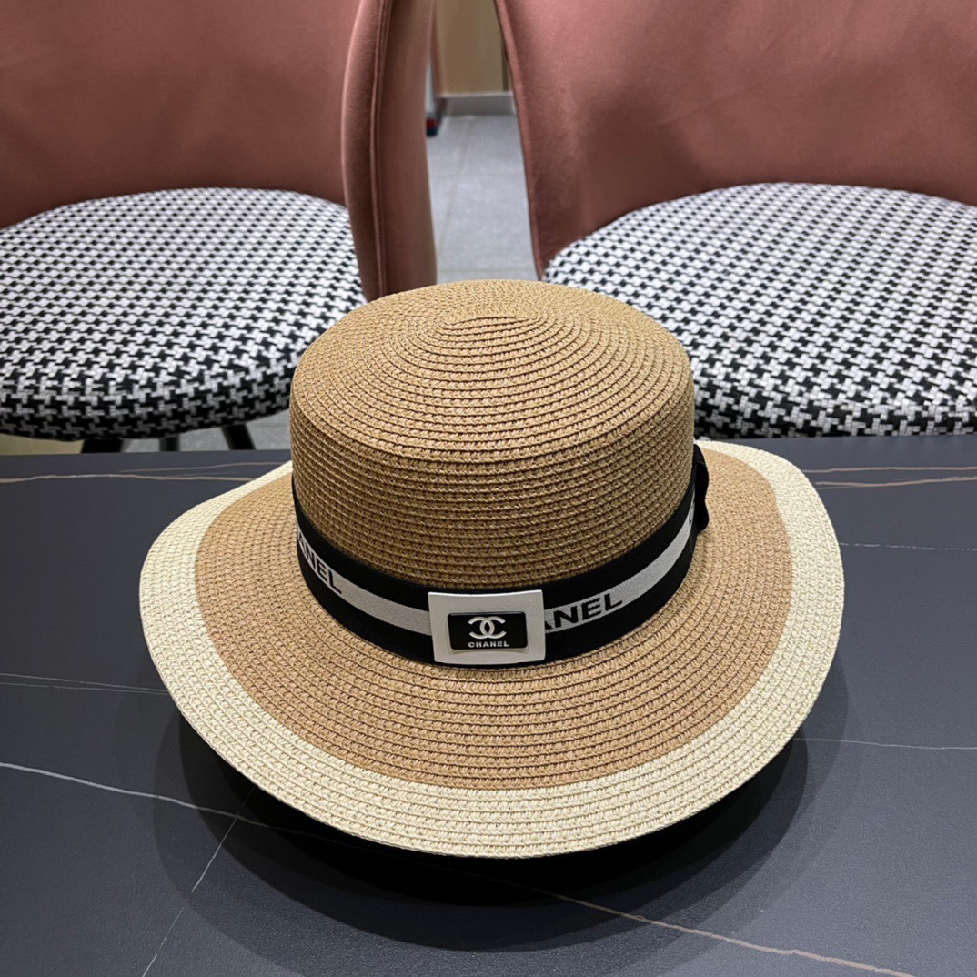 NO:222218,Hat Fisherman's hat Baseball hat Knitted hat [CHANEL Chanel] New small-flavored vacation straw hat, big brand style~ street travel items, hats, chanel, chanel, espadrilles, hats19860909帽子渔夫帽棒球帽针织帽【CHANEL香奈儿】新款小香风度假草帽,大牌风～出街旅行单品,帽子,chanel,chanel,espadrilles,hats,hat