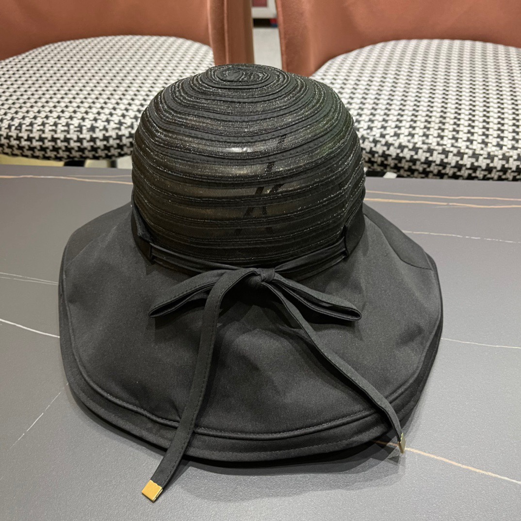  GUCCI古奇 2024新款韩版百搭遮脸防晒帽户外防紫外线渔夫帽