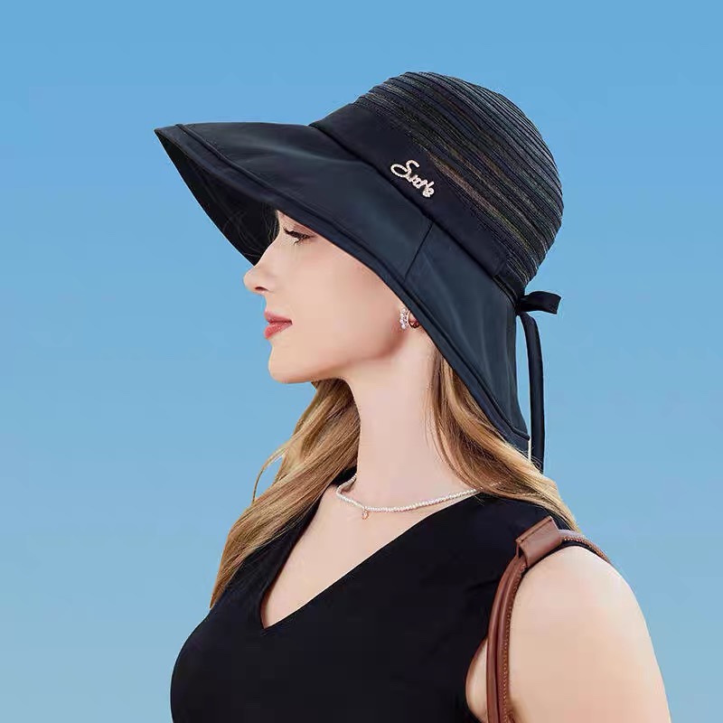  GUCCI古奇 2024新款韩版百搭遮脸防晒帽户外防紫外线渔夫帽