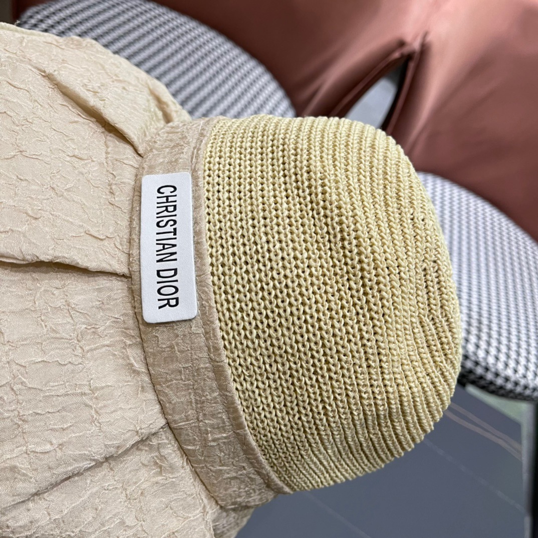  【DIOR迪奥】2024新款爆款简约渔夫帽，超好搭配，赶紧入手！