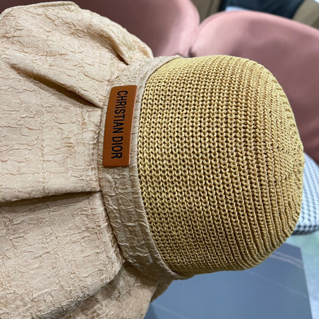  【DIOR迪奥】2024新款爆款简约渔夫帽，超好搭配，赶紧入手！